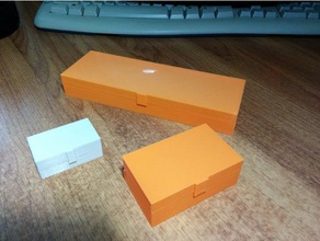 box flexible hinge tool holders & boxes 3d print model - Mito3D