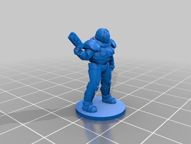 1 72 power armor trooper La stampa 3d 3D print model - Mito3D