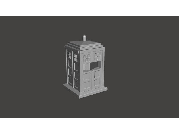 tardis bot Robotik chiperemix 3D print model - Mito3D