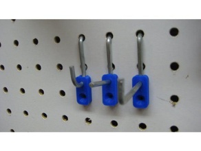 peg board lock gadgets 3d print model - Mito3D