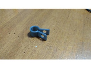 pince à ressort bouchon d'évier les pièces de rechange le clip créé freecad la plomberie rapide simple petite petites printemps utile 3d print model - Mito3D