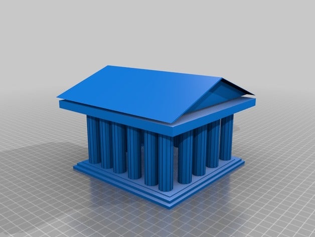 parthenon 3d printing 3D print model - Mito3D