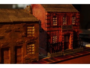 el destripador de londres - nick las estructuras edificios 28mm la arquitectura histórico victoriano wargame terreno wargaming 3d print model - Mito3D
