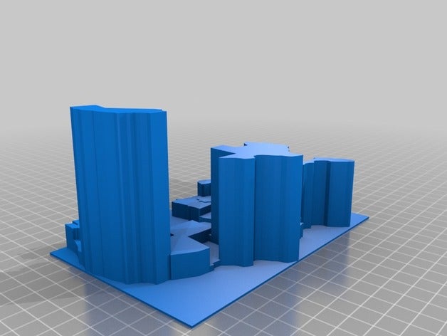 state population contiguous united states prism map learning customized demographic demographics usa 3D print model - Mito3D