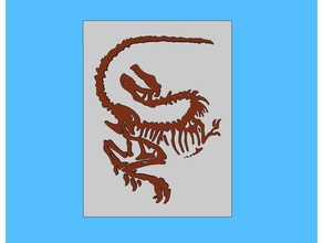 dinosauro fossili modelli dionsaur t rex t-rex tyrannosaurus wslab 3d print model - Mito3D