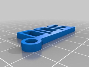 dds llavero llaveros personalizado 3d print model - Mito3D
