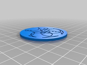 médico personalizado de la moneda monedas & insignias 3d print model - Mito3D