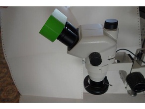 tampa de proteção contra poeira oculares do microscópio recipientes estéreo 3d print model - Mito3D