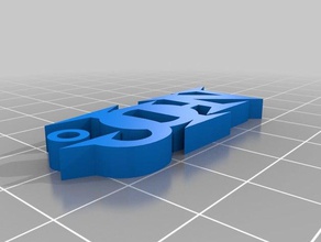 john named keychain keychains customized 3d print model - Mito3D