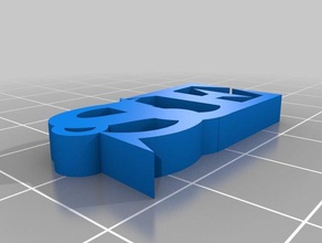 demandar a nombre de llavero llaveros personalizado 3d print model - Mito3D