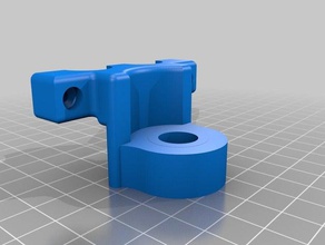 e3d dual extruder mount hypercube evolution 12mm inductive sensor 3d printer parts 3d print model - Mito3D