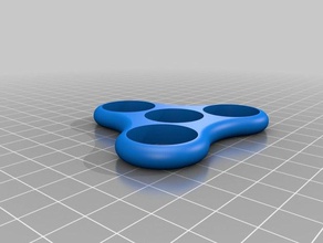 oakbloom fidget spinner remix jouets mécaniques openscad 3d print model - Mito3D