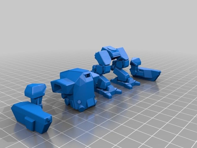 1 72 20mm battlesuit 3d printing 3D print model - Mito3D