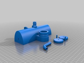 pool vacuum cleaner poolsauger 3d printing bathtub cleaning hottub jacuzzi whirlpool 3d print model - Mito3D