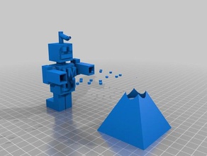 güçlü robot 3d baskı 3d print model - Mito3D