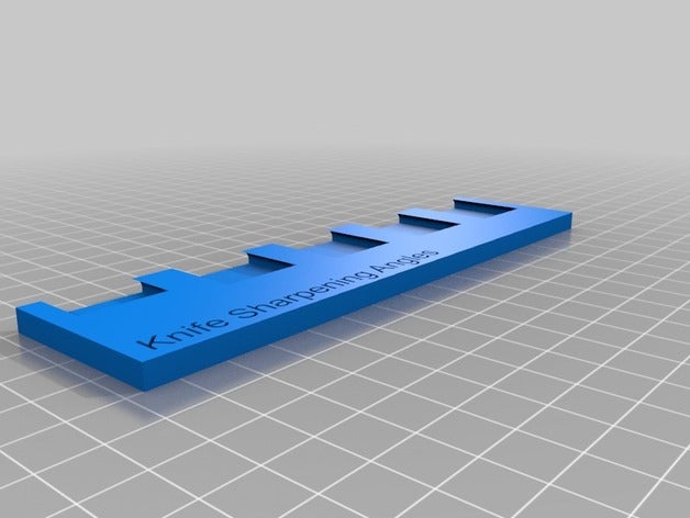 afiando a faca ângulo de guia blocos titular partes afiador bolso 3D print model - Mito3D