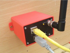 arduino Wand montiert, der Fall - Elektronik uno ethernet-Kabel 3d print model - Mito3D