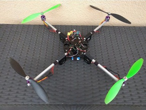 10 mm alu perfil quadcopter r c vehículos 3d print model - Mito3D