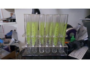 test tube shot dispenser food & drink alcohol glass 3d print model - Mito3D
