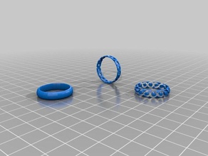 infinity ring jewelry 3d print model - Mito3D