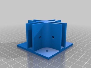 9mm x bracket wall mount organization customized 3d print model - Mito3D