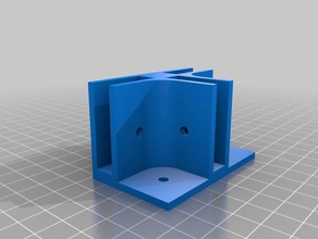 9mm t foot bracket wall mount organization customized 3d print model - Mito3D