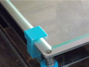 vidro cama clipe heatbed espaçador anet a8 prusa clones Impressora 3d acessórios 3d print model - Mito3D