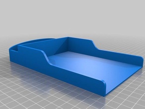 d20 dice tray toys & games cokane 3d print model - Mito3D