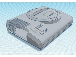 sega megadrive genesis pi 2 3 caso equipo 3d print model - Mito3D