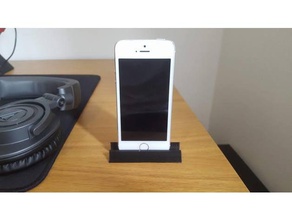 phone holder 3d printing iphone stand mobile smartphone 3d print model - Mito3D