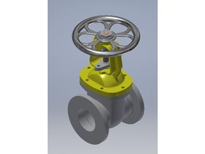 gate valve engineering 3d print model - Mito3D