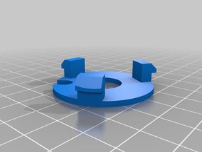 rbl barras de refuerzo adaptador montaje en la parte 1 2 - agujero decoración 3d print model - Mito3D