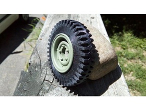 1 10 scale mb jeep wheels ossum r c vehicles 3d print model - Mito3D