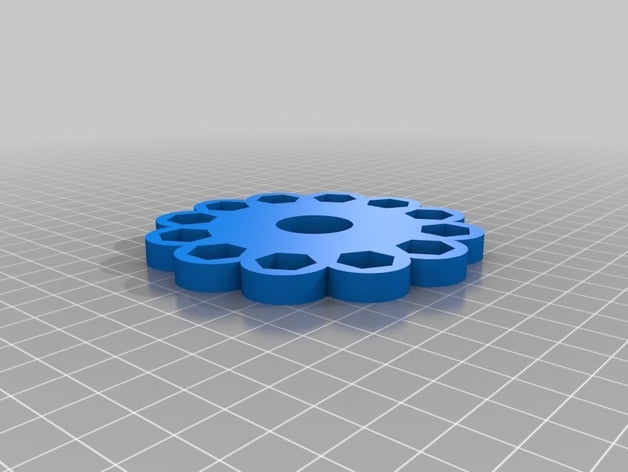 disco perforado brinquedos & games personalizado 3D print model - Mito3D