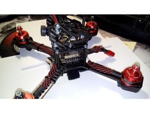 gerçek drone kapak r c araçlar diydrones drones racer yarış yarışçı racercube 3d print model - Mito3D