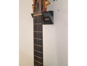 breiter Gitarren-Wandhalter - Organisation Gitarre hanger Gitarre-Halter Wand Aufhänger Halterung 3d print model - Mito3D