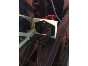 i3 rampes de montage l'interrupteur d'alimentation plug titulaire L'imprimante 3d pièces melzi d'accès wanhao duplicateur 3d print model - Mito3D