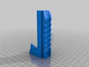 stryfe long bottom rail giocattolo & accessori di gioco nerf picatinny 3d print model - Mito3D