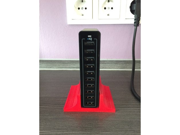 anker usb 10 stand powerport bilgisayar 3D print model - Mito3D