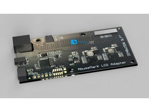 abusemark lcd-displayport-adapter - dummy-board Elektronik 3d print model - Mito3D