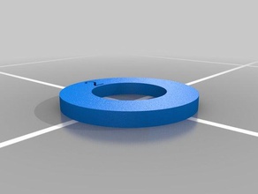 mon personnalisée personnaliser la rondelle pièces personnalisé 3d print model - Mito3D