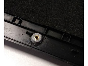 ordinateur portable vis insérez la réparation de 4 pièces les rechange douille partie 3d print model - Mito3D