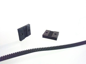 gt2 belt 6mm mount 3d printer parts anet a8 tronxy p802 upgrade 3d print model - Mito3D