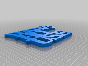 warehouse-Zeichen Skulpturen kundengebundene 3d print model - Mito3D