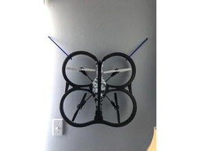 drone percha r c vehículos ar colgador parrot 3d print model - Mito3D