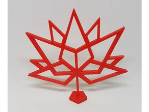canada 150 logo stand canada150 canadaday day 3d print model - Mito3D