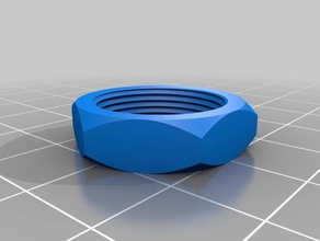 mi personalizados tuerca trabajo tornillo arandela roscada varilla de fábrica partes personalizado 3d print model - Mito3D