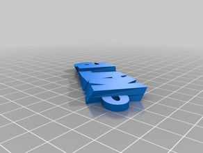 cooper i portachiavi su misura 3d print model - Mito3D