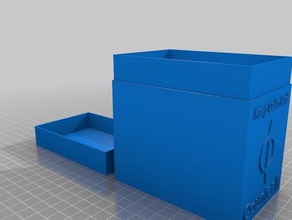 mtg counter edh deck box games customized 3d print model - Mito3D