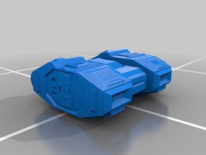 corta la base de apc juegos juego mecha en miniatura wargaming 3d print model - Mito3D